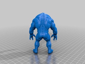 hulk heykeller canavar Kas heykel 3d print model - Mito3D