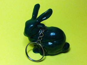 bunny keychain keychains 3d print model - Mito3D