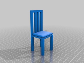 simple chair 3d printer accessories 3d print model - Mito3D