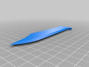 butterfly knife art tools 3d print model - Mito3D