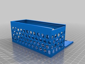 mi personalizados paramétrico hexagonal agujero de la caja los contenedores personalizado 3d print model - Mito3D