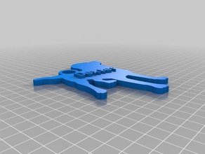 dexter-Schlüsselanhänger Schlüsselanhänger kundengebundene 3d print model - Mito3D