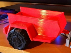 trailer barspin's toy dump truck mechanical toys barspin 3d print model - Mito3D