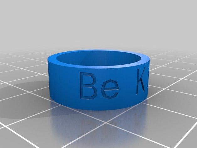 kind 6 rings customized 3D print model - Mito3D