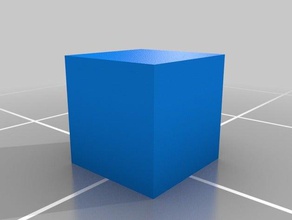 mi personalizados hueco de calibración cubo 5 La impresión en 3d las pruebas personalizado 3d print model - Mito3D