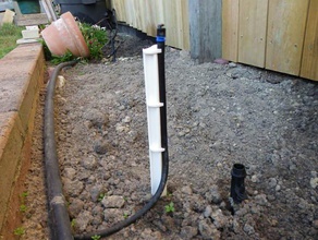 watering hose peg outdoor & garden 3d print model - Mito3D