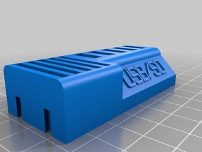 generic usb sd card holder organization customized 3d print model - Mito3D