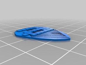 audiosport guitar pick other 3d print model - Mito3D