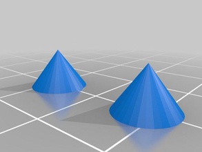 test cones 3d printing tests 3d print model - Mito3D