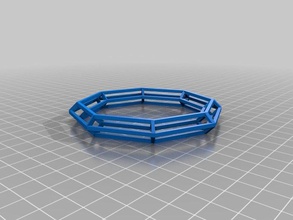 motomach open frame bracelet fashion customized 3d print model - Mito3D