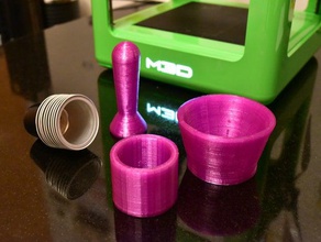 las cápsulas de nespresso recarga pie 3d print model - Mito3D