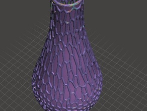 voronoi vaso decoração 3d print model - Mito3D