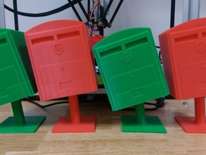 crook mailbox buildings & structures 3d print model - Mito3D