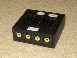 cas rangevideo video splitter de l'électronique boîtier vidéo 3d print model - Mito3D