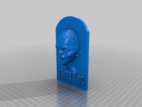 lord ring smeagol hole 3d printing 3d print model - Mito3D