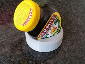 marmite jar holder kitchen & dining breakfast toast 3d print model - Mito3D
