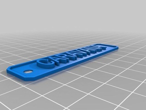 placa llaves caravana segni e loghi su misura 3d print model - Mito3D