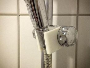 shower head holder duschkopfhalter bathroom 3d print model - Mito3D