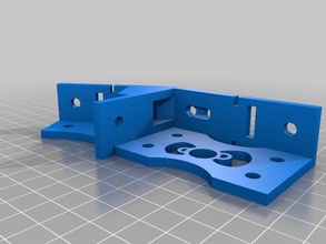 hello kitty themed mendel max integrated lower vertex 3d printer parts 3d print model - Mito3D