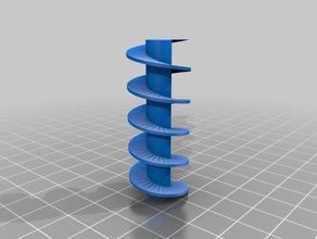 5 rotaciones de la barrena partes personalizado 3d print model - Mito3D