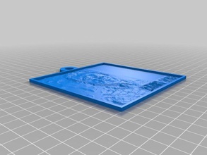 bl lithopane 2d sanat özelleştirilmiş 3d print model - Mito3D
