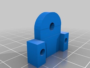 kossel 2020 óptica de fin detener el monte La impresión en 3d extrusión folgertech 3d print model - Mito3D