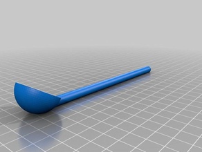 mi personalizados paramétrico cuchara de medición cocina y comedor personalizado 3d print model - Mito3D