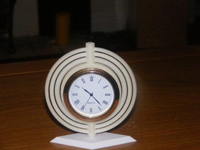 orbit clock gedruckt gadgets 3d print model - Mito3D