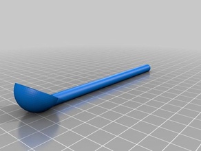 1 2 tsp measuring spoon kitchen & dining customized 3d print model - Mito3D