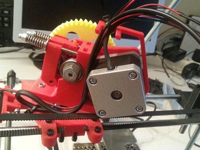 prusa i2 cable holder wade extruder nema17 3d printer accessories gregs 3d print model - Mito3D