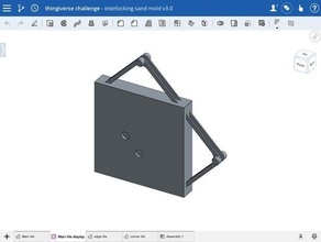 modular de moldagem peças esculturas buildacastle onshape paramétrico snapfit 3d print model - Mito3D
