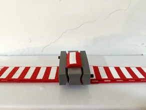 belt coupler & mounting plate organization clamp holder 3d print model - Mito3D
