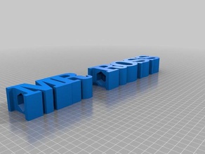 ross 2 segni e loghi su misura 3d print model - Mito3D