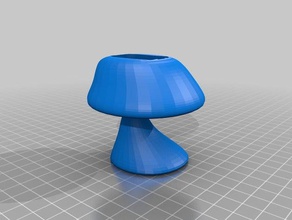 mushroom istick holder diy eleaf stand 3d print model - Mito3D