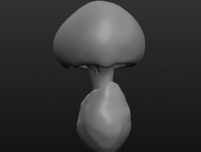 amanita hemibapha 001 art mushroom nature 3d print model - Mito3D