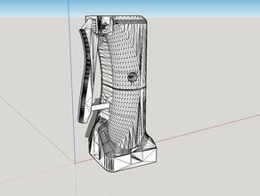 foregrip trigger robotics grip hand variable 3d print model - Mito3D