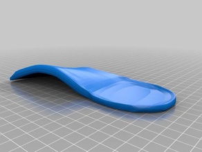 right orthotic insoles customized 3d print model - Mito3D