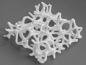 voronoi estrutura arte da matemática gafanhoto de 3d print model - Mito3D