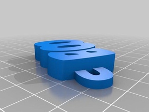 boo organização personalizado 3d print model - Mito3D