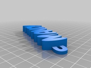 mandy organización personalizado 3d print model - Mito3D