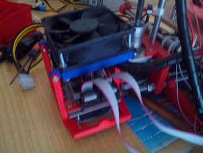 arduino+ramps caso de ventilador 80mm montaje Impresora 3d accesorios 3d print model - Mito3D