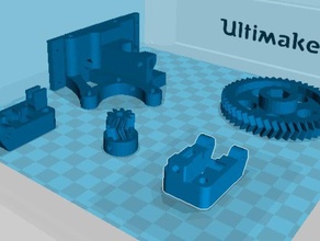 extrusora 3d yazıcı ekstruder 3d print model - Mito3D