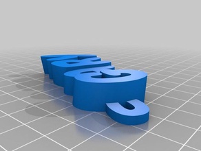 gary organização personalizado 3d print model - Mito3D