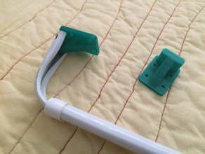 curtain rod holder replacement parts 3d print model - Mito3D