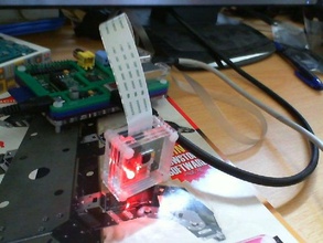 raspberry pi camera case laser cut 3d print model - Mito3D