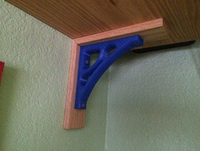 shelf bracket decor 3d print model - Mito3D