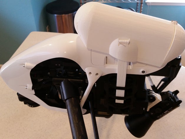 inspire 1 porte-pod r c véhicules dji 3D print model - Mito3D