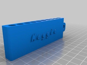 my customized golf tee carrier maggie sport & outdoors 3d print model - Mito3D