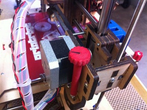 printrbot z-stop pulgar ajustador 3d de la impresora partes 3d print model - Mito3D
