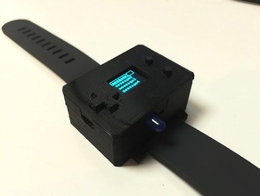 intel edison smartwatch case 3d print model - Mito3D